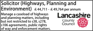 Lancashire July 25 SHPE
