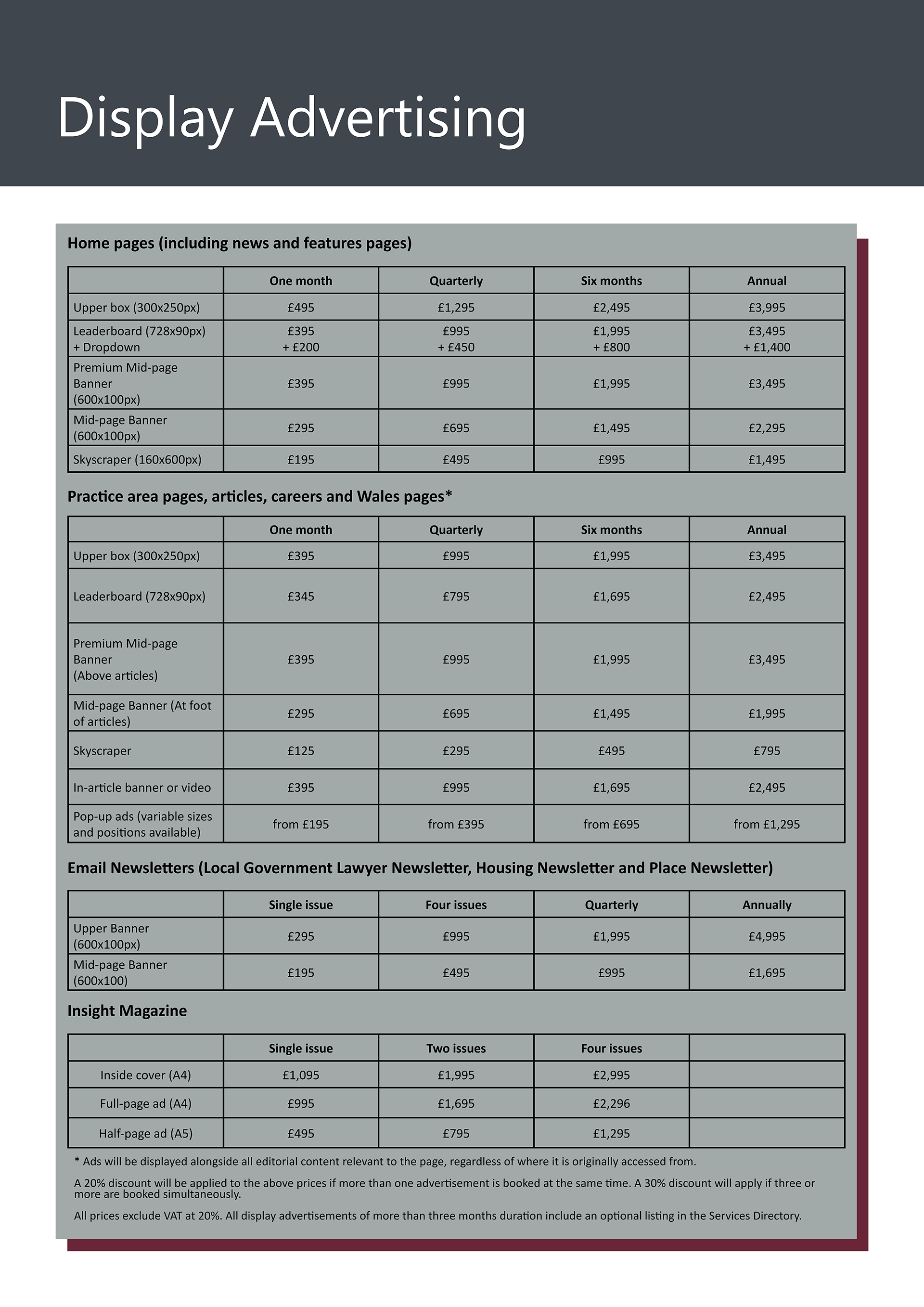 Local Government Lawyer and PLT Ratecard 2019 Page 04